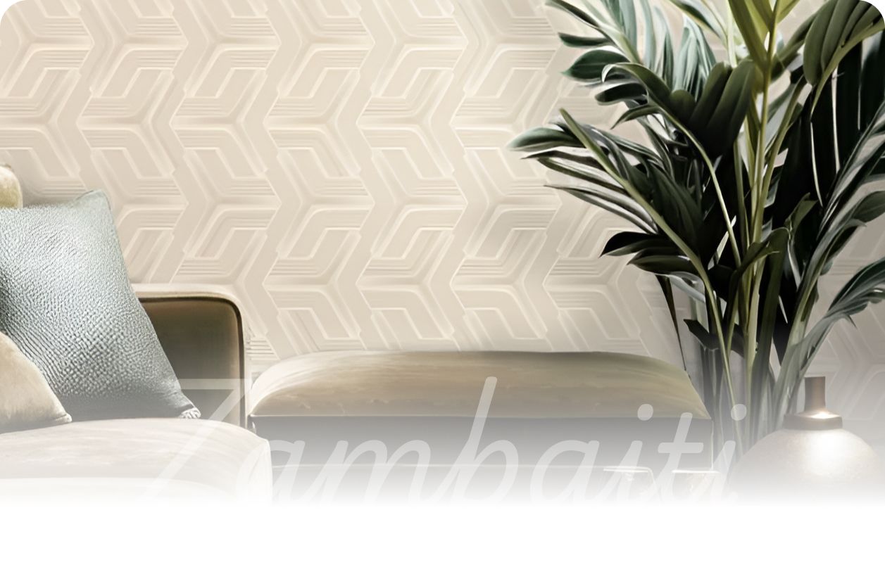 Zambaiti Parati Textured baige Wallpaper